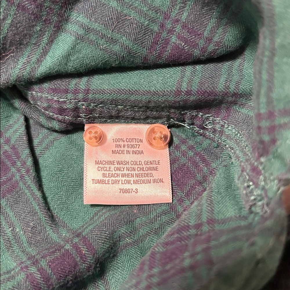 St Johns Bay plaid button up shirt - Picture 4 of 4